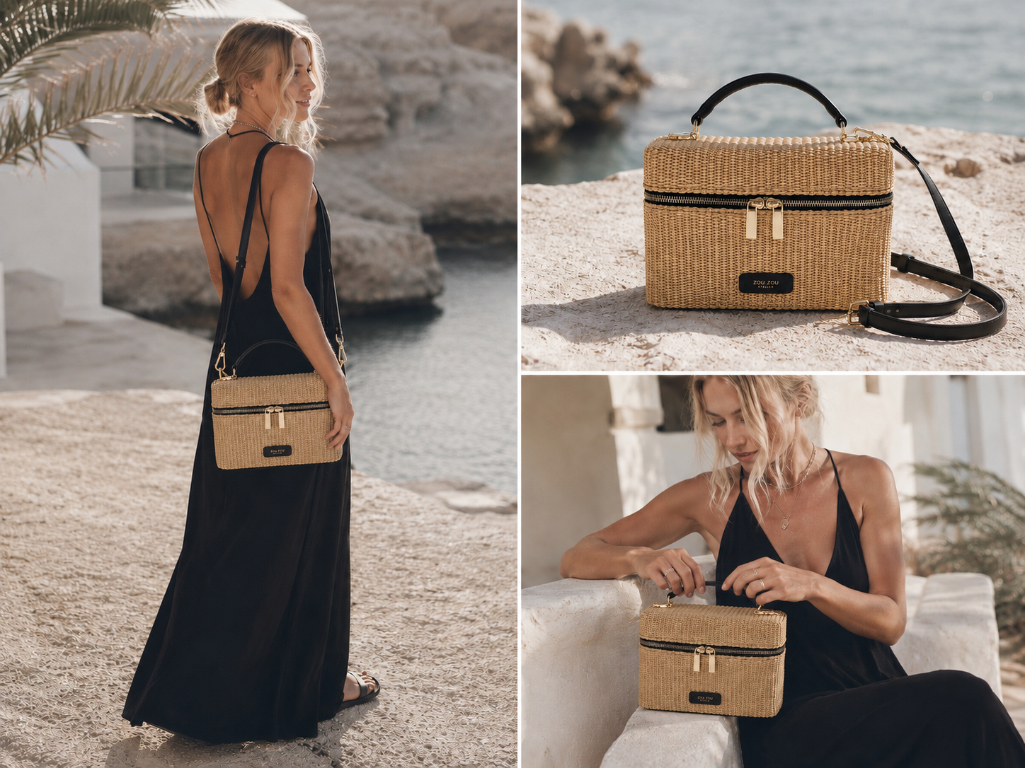 Serena – Fine Raffia | Natural & Black