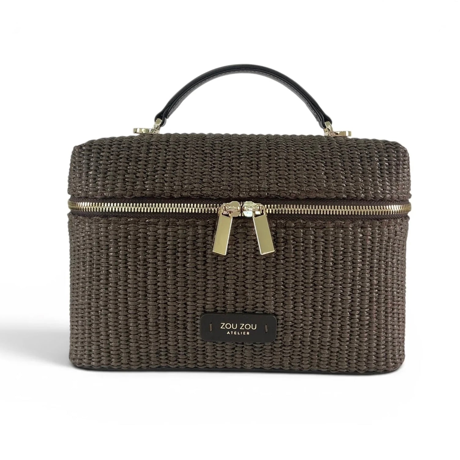Serena Vanity – Rafia Fine | Dark Cocoa