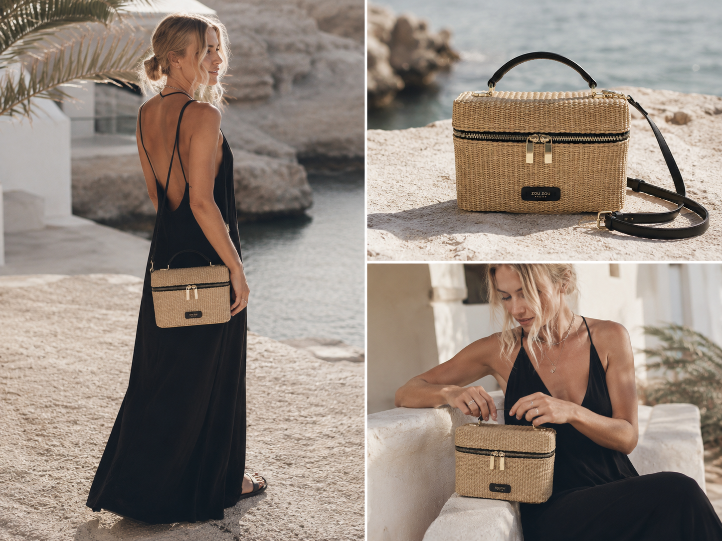 Serena – Rafia Fine | Natural & Black