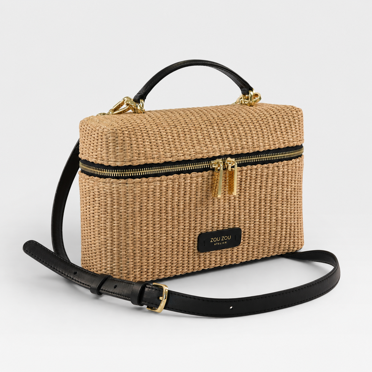 Serena – Rafia Fine | Natural & Black
