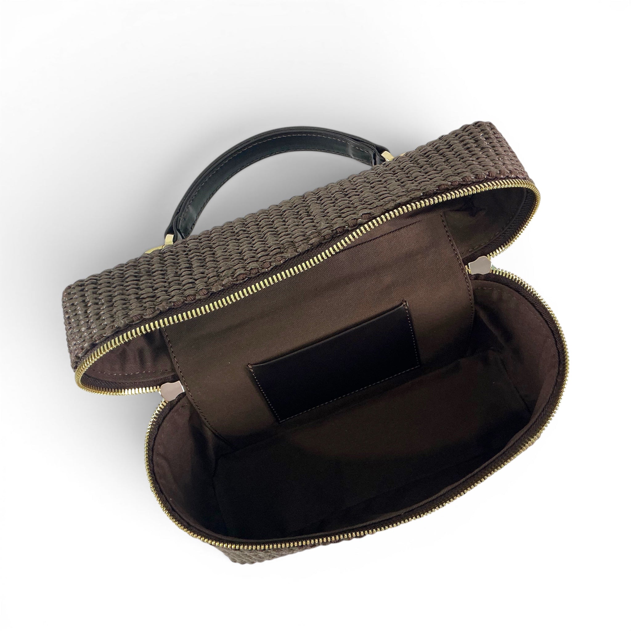 Serena Vanity – Rafia Fine | Dark Cocoa
