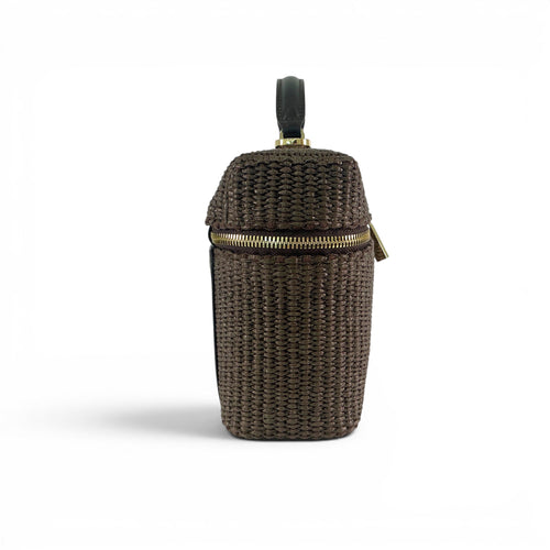 Serena Vanity – Rafia Fine | Dark Cocoa